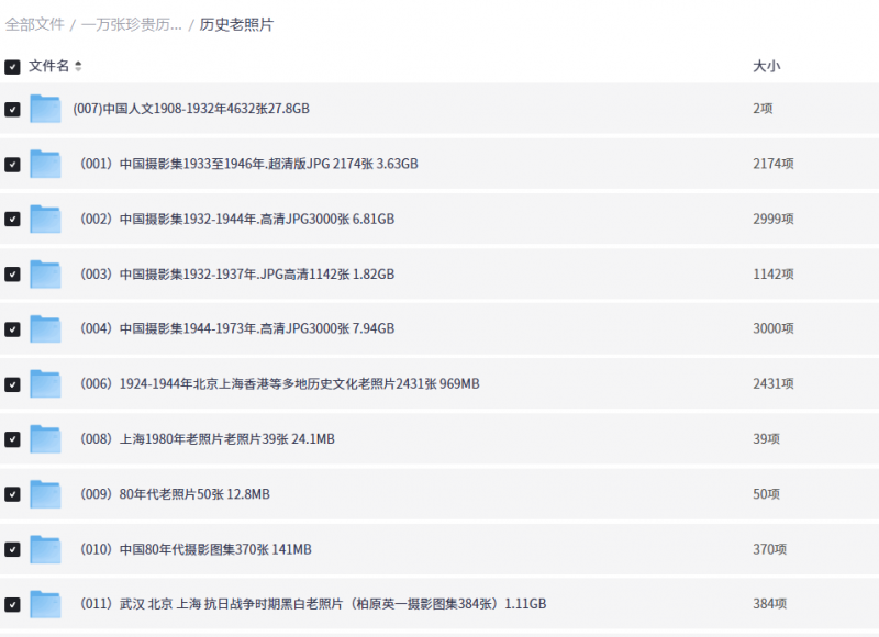 一万张中国各个时期珍贵历史老照片-龙龙资源网