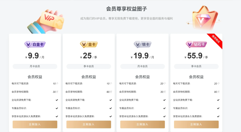 子比主题 – 首页VIP购买小工具（第二版）-龙龙资源网・免费PHP网站源码模板,插件软件资源分享平台！