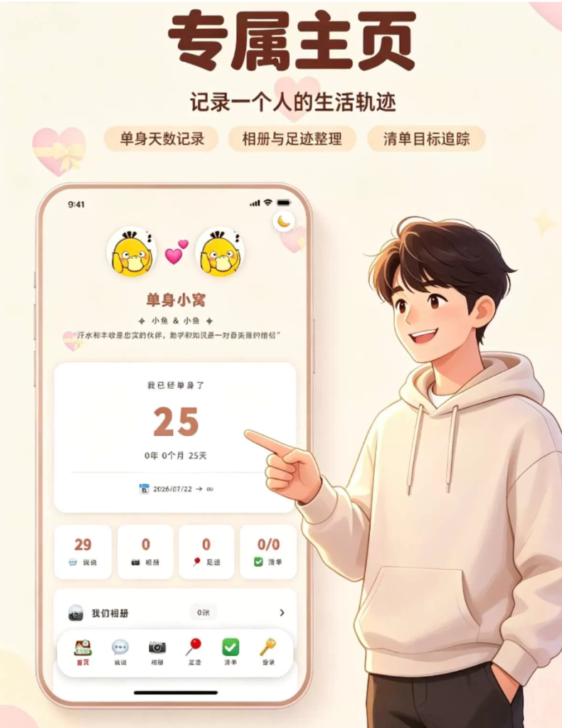 图片[1]-情侣小窝/情侣记录网站源码 全开源 -龙龙资源网・免费PHP网站源码模板,插件软件资源分享平台！