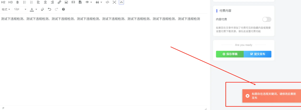 图片[2]-子比主题 – 文章/帖子标题违规检测功能-龙龙资源网・免费PHP网站源码模板,插件软件资源分享平台！