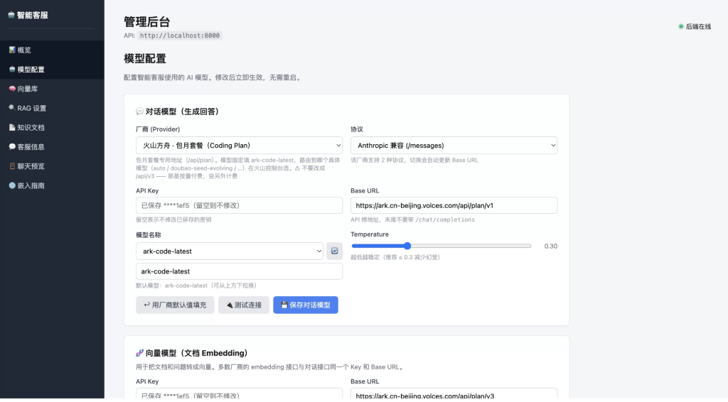 图片[3]-基于Python+RAG智能客服系统源码 -龙龙资源网・免费PHP网站源码模板,插件软件资源分享平台！